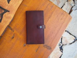 Luxusní kožená peněženka Bordó